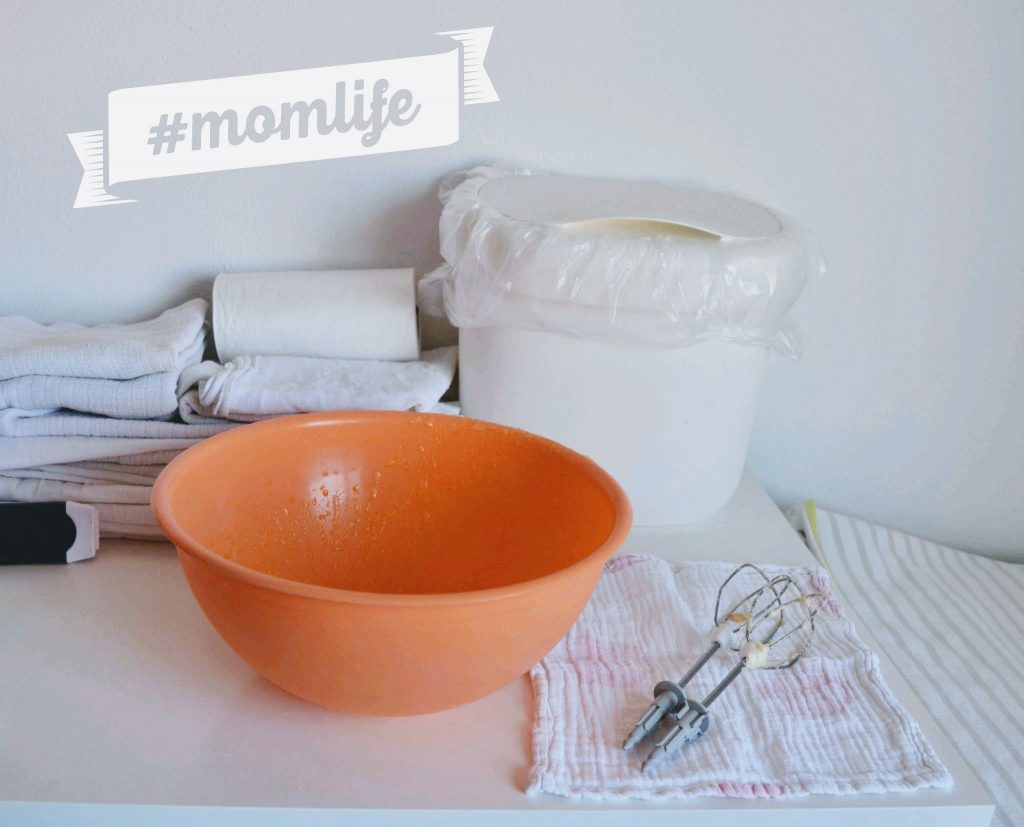 Kanta za pelene kao kulisa