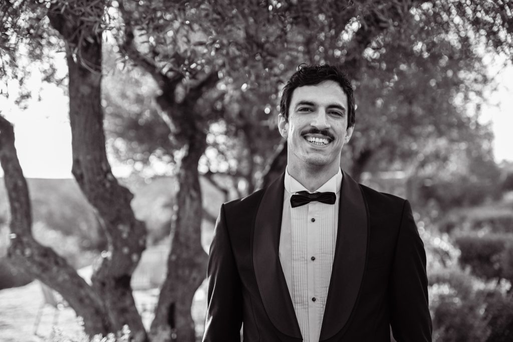 Intimno vjenčanje u Istri San Canzian mladoženja