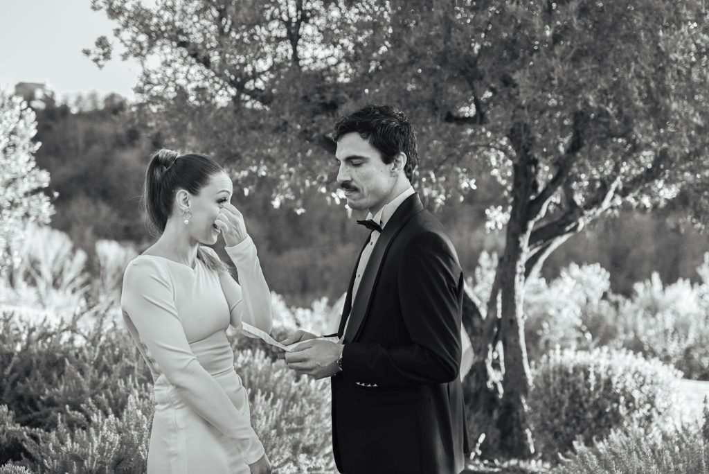 Intimno vjenčanje u Istri San Canzian emocije