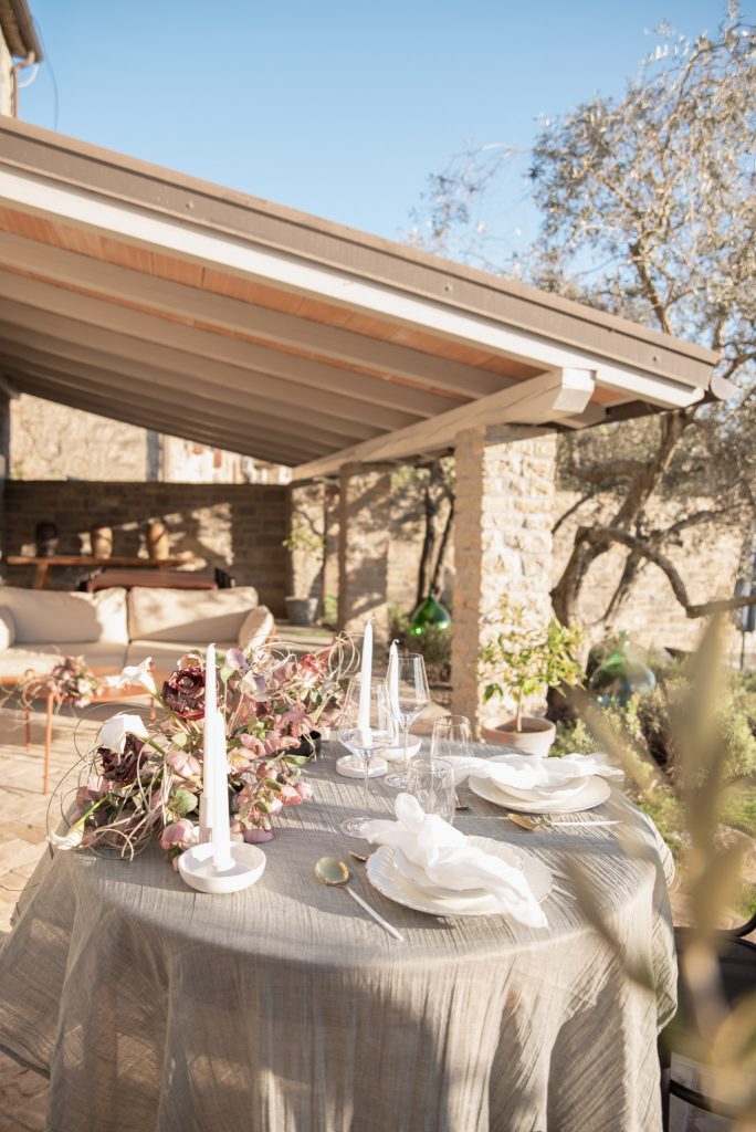 Intimno vjenčanje u Istri San Canzian stol za mladence