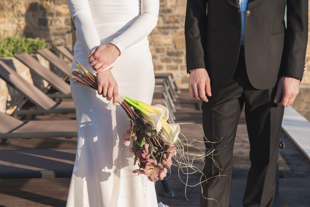 Intimno vjenčanje u Istri San Canzian bazen