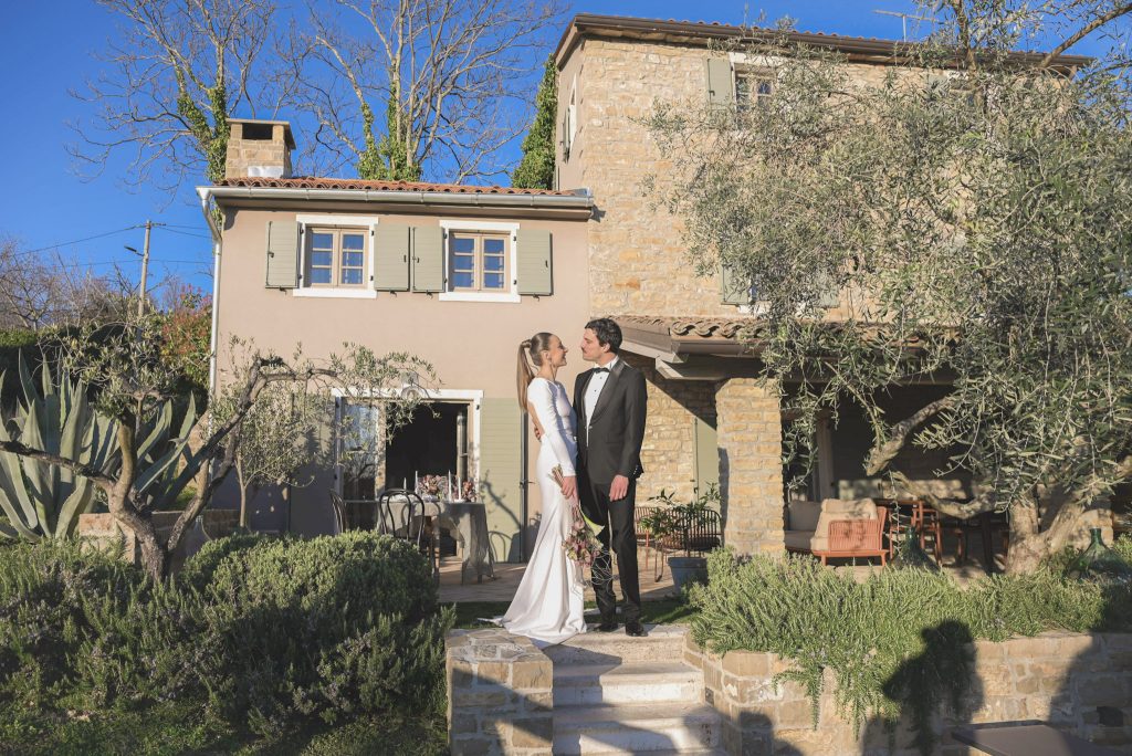 Intimno vjenčanje u Istri San Canzian vila